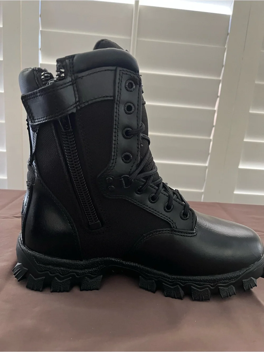 Rocky black boots men's 7.5
